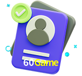 Tornar-se um membro do 60Game é muito simples